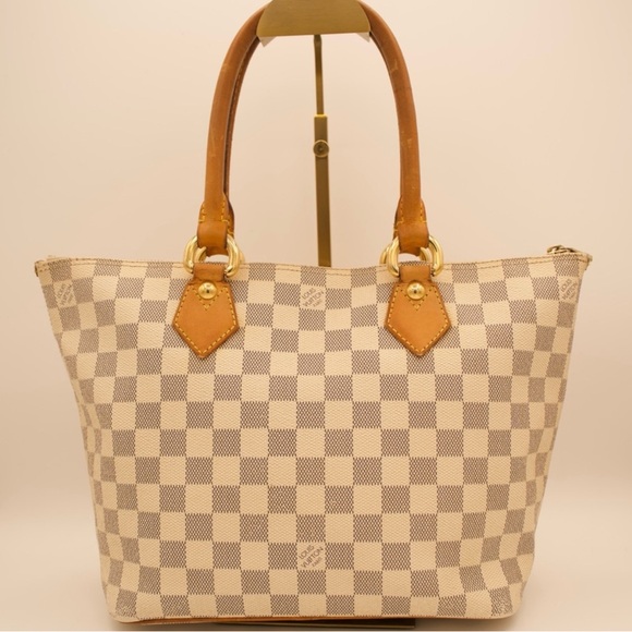 Louis Vuitton Bundle Damier Azur Saleya and Damier Azur Sarah Wallet GUC - Picture 11 of 13